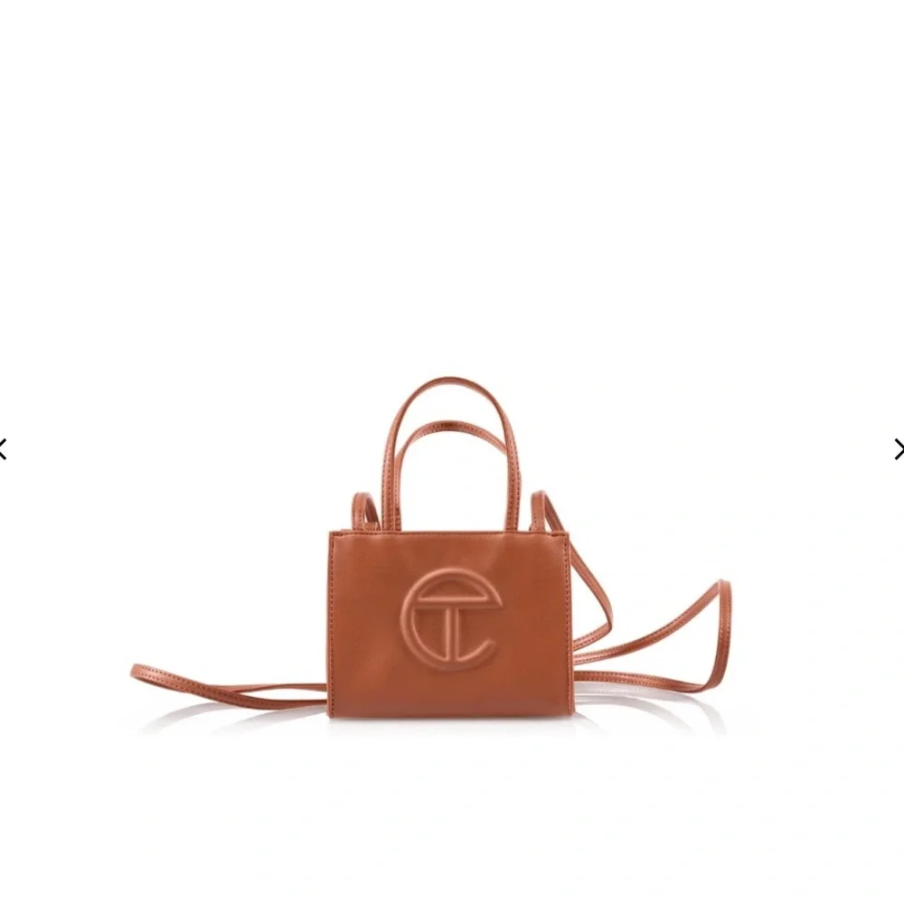 Telfar Small Tan Shopping Bag - Picture 5 of 8